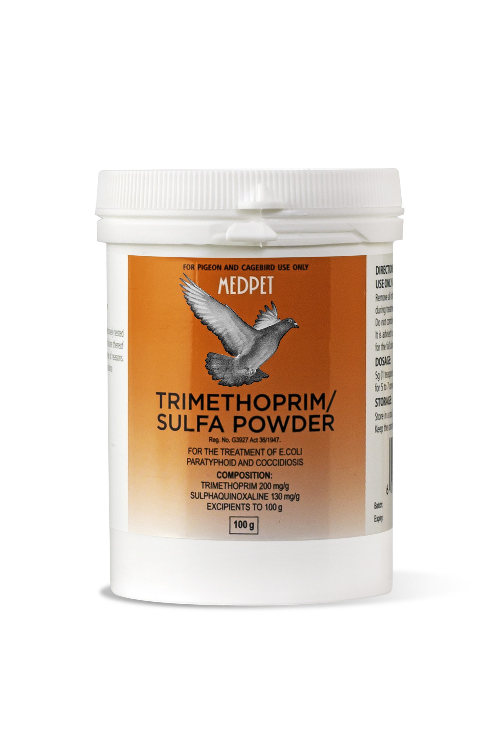 POS_078_Trimethoprim-Powder MEDPET TRIMETHOPRIM/SULFA POWDER 100G - Image 1