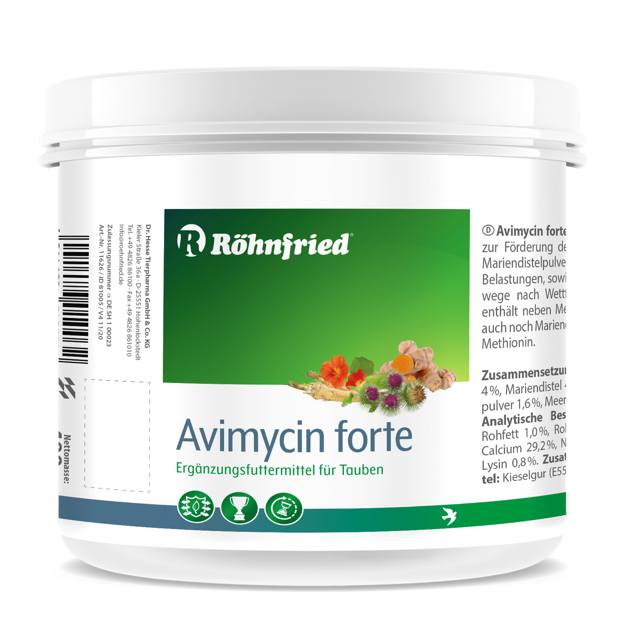 POS_Avimycinforte ROHNFRIED AVIMYCIN FORTE 400G - Image 1