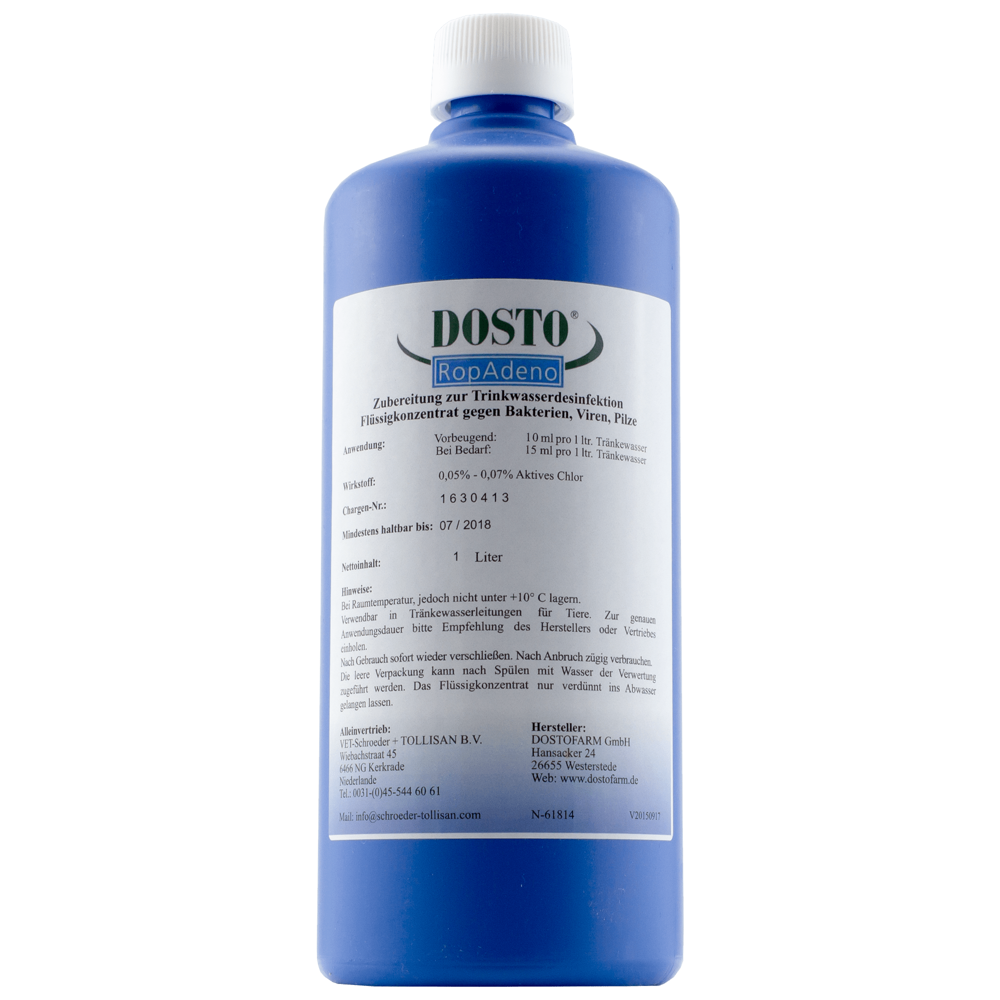 POS_Dosto-RopAdeno1000ml VET SCHROEDER DOSTO ROPADENO 1000ML - Image 1