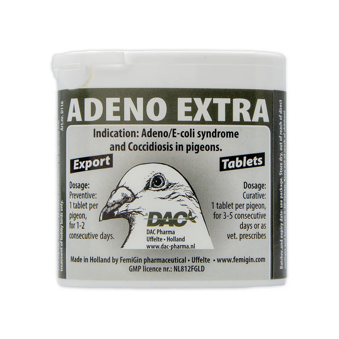 adeno extra tabs DAC ADENO EXTRA TABS 50 TABLETS - Image 1